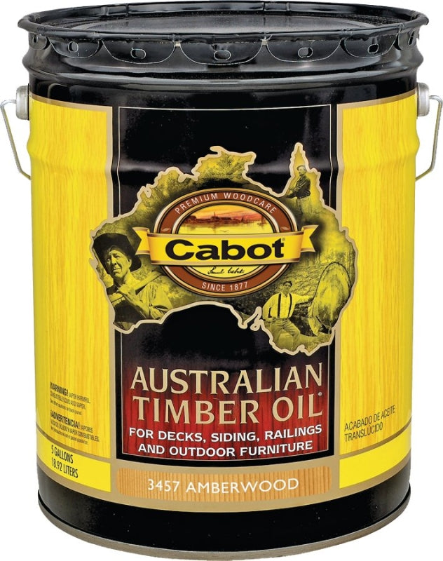 Huile australienne pour le bois - Naturel - 3.43 L Cabot main image 0