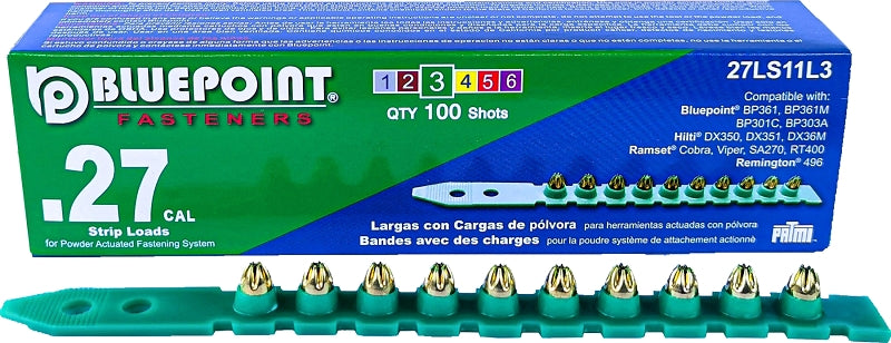 Blue Point Fasteners 27LS11L3 Low Velocity Load, 0.27 Caliber, Power L ...