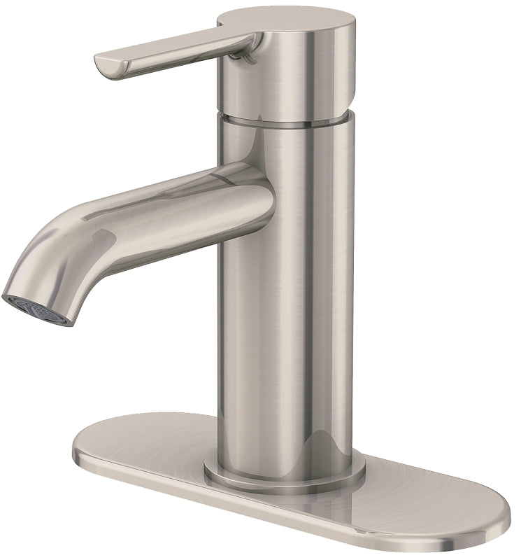 Boston Harbor Lavatory Faucet, 1-Faucet Handle, Brushed Nickel – big ...