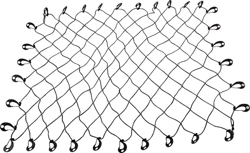 ProSource FH92102 Cargo Net, 96 in L, 72 in W, Rubber, Black – big ...