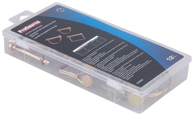 ProSource 61216 PTO Pin Assortment, Steel, Zinc, 12-Piece – big-apple ...
