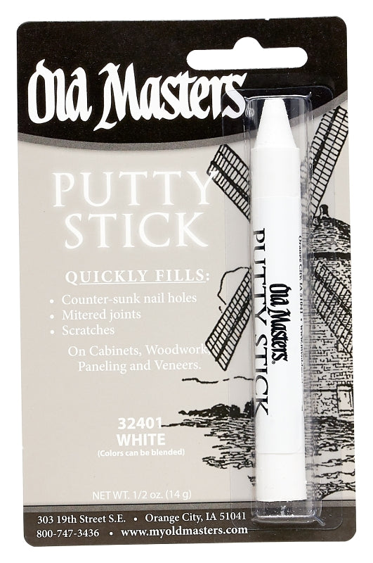 Old Masters 32401 Putty Stick, Solid, White, 1/2 oz – big-apple ...