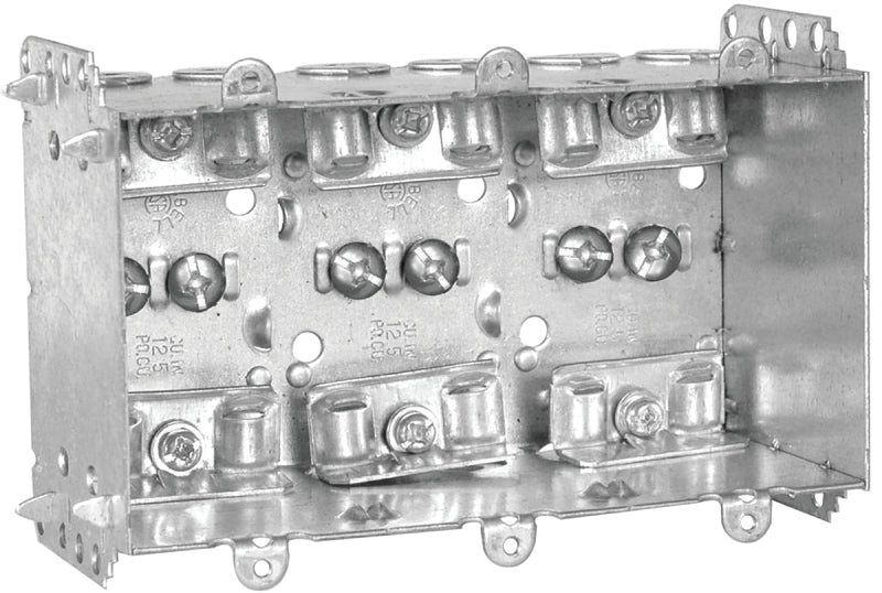 Hubbell 2104LLEU3BAR Device Box, 3-Gang, Metal – big-apple-hardware-and ...